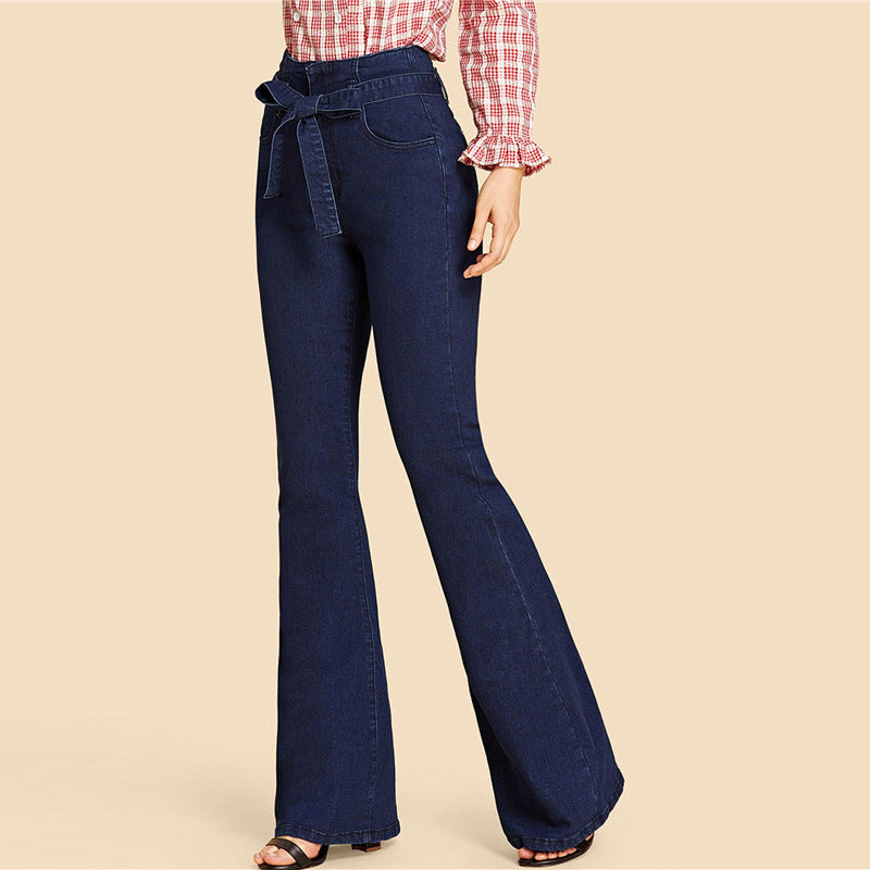 Calça Jeans Feminina Wide Leg Denniara